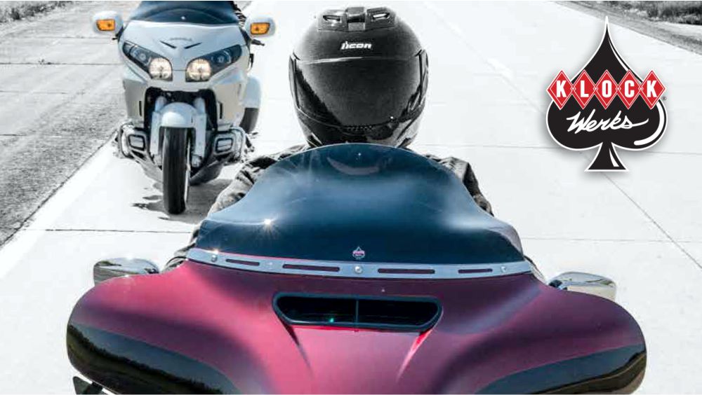 Klock Werks FLARE Windshields for Harley-Davidson & Indian Motorcycles