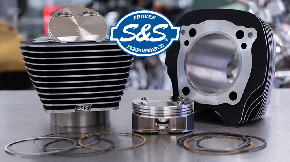 S&S Cycle Big Bore Kits for Milwaukee-Eight Engines