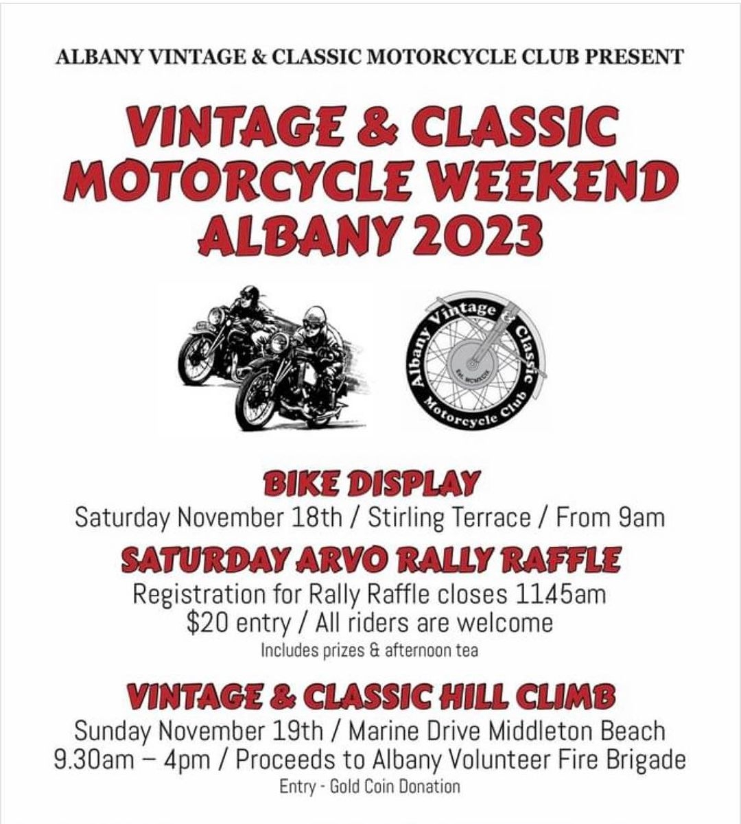 Great Southern Motorcycles Vintage & Classic Show