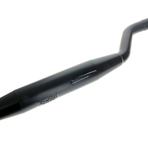 Slip On Muffler with Welded End Cap – Black. Fits Pan America 2021up.