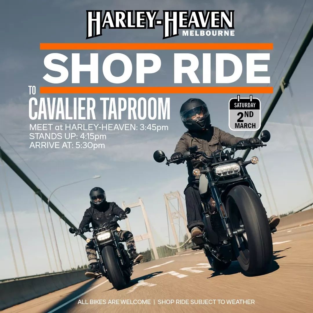 Harley-Heaven Melbourne Shop Ride 20240302