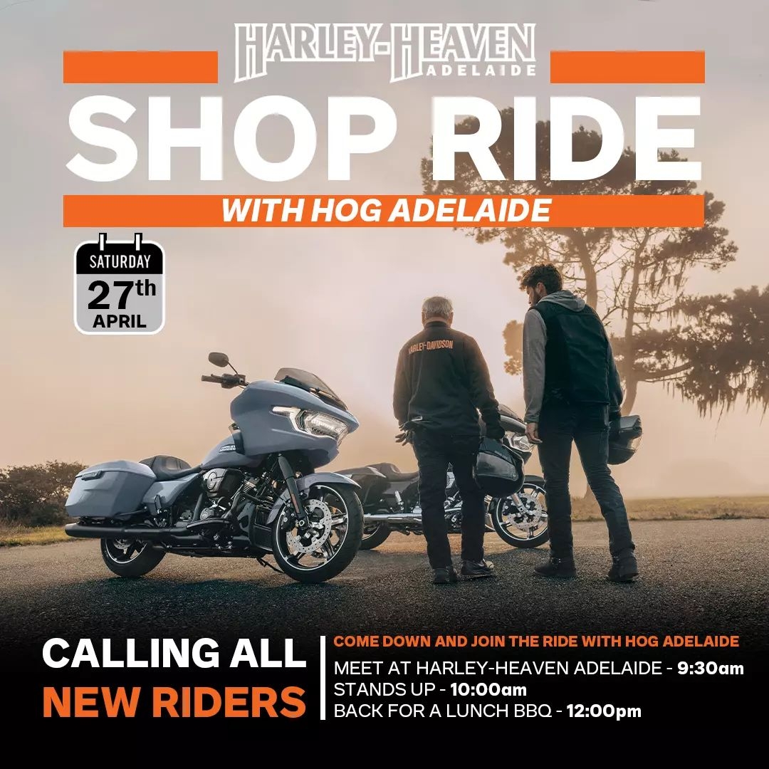 Harley-Heaven Adelaide Shop Ride 20240427