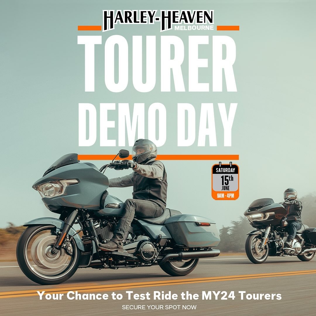 Harley-Heaven Melbourne Tourer Demo Day 20240615