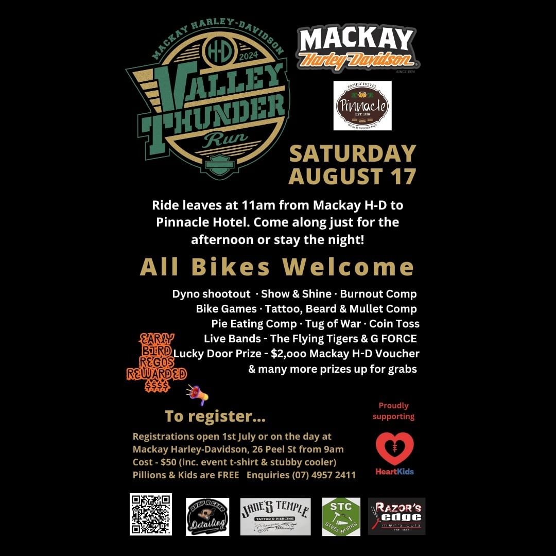 Mackay Harley-Davidson Valley Thunder 20240817