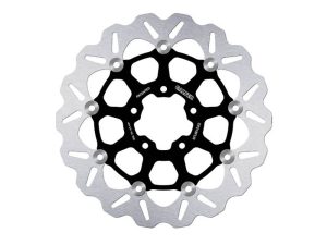 11.8in. Front or Rear Wave Floating Disc Rotor with Black Carrier. Fits Indian Scout 2015up 11.8in. Front or Rear Wave Floating Disc Rotor with Black Carrier. Fits Indian Scout 2015up