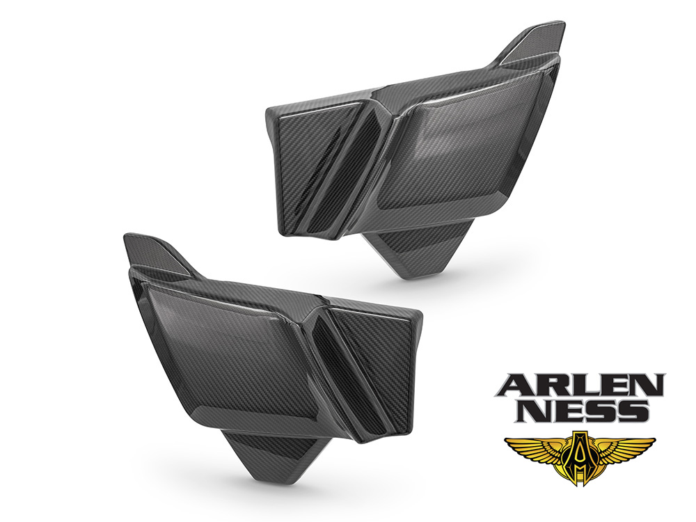 Carbon Fiber Side Covers By Arlen Ness